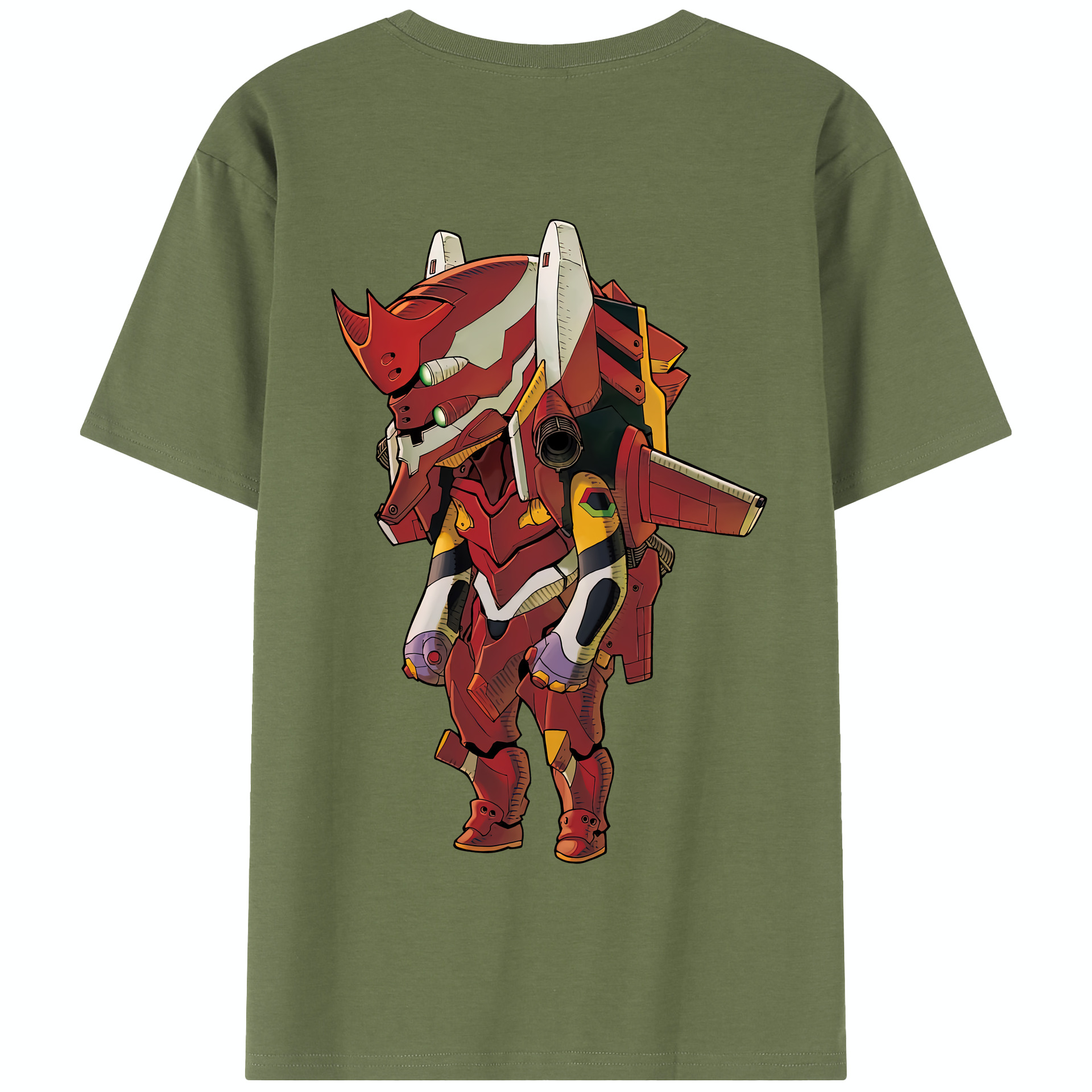 （画像用） EVA 新世紀エヴァンゲリオン 綿100％半袖Tシャツ（背面プリント）